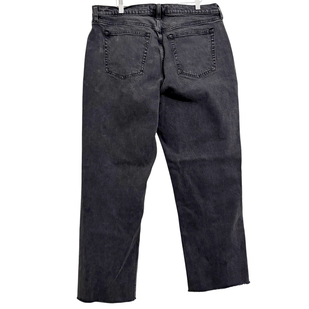 Abercrombie & Fitch The Baggy Low Rise Curve Love Black Jeans NWT Size 32 - Picture 3 of 11